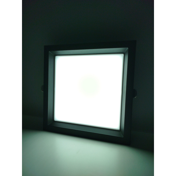 Plafon LED negro para cielorraso suspendido 17.5x17.5cm 18w- CI - 015 - Image 2